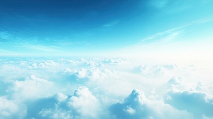 Blue sky cloud gradient light white background. Beauty dummer clear cloudy in sunshine calm bright winter air bacground. environment day horizon skyline view spring