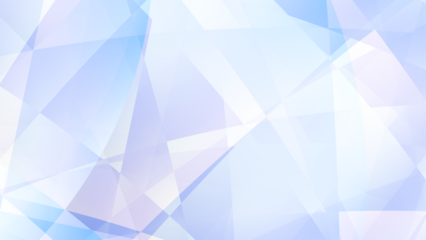 An ethereal geometric background with soft blue pastel tones and delicate overlays