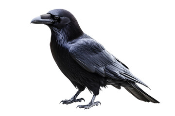 Fototapeta premium raven on transparent background