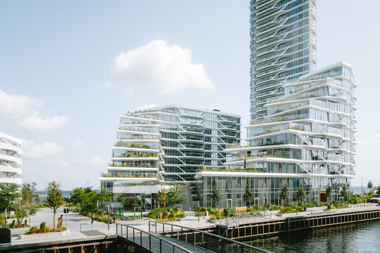 moderne Architektur im Stadtteil Aarhus &Oslash;