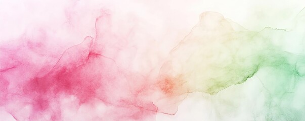 Obraz premium A vibrant and colorful smoke design in red, pink, and green tones, creating an artistic and atmospheric background.