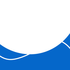 Elegant Modern Wave Footer