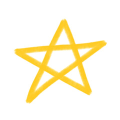 Sparkle Star Kindergarten Crayon Drawing