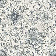 Fototapeta premium seamless floral pattern