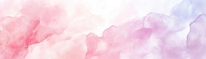 Fototapeta premium A soft blend of pastel colors creating an ethereal watercolor background, perfect for design and artistic projects.