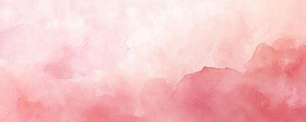 Obraz premium A soft pink watercolor background perfect for a gentle and calming aesthetic in various design projects.