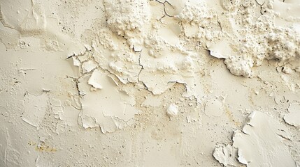 Naklejka premium Close up view of cream colored cement wall
