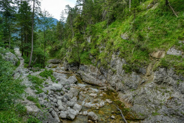 Kuhfluchtgraben in Farchant in Bayern