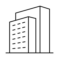 Buildings Line Editable Stroke Icons. Real Estate, House, Home, Apartment, Cityscape Architecture Buildings Icons Vector Illustration