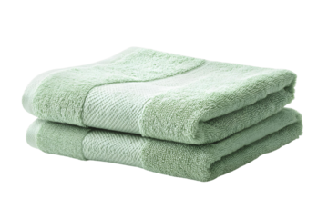 stack of towels isolated transparent background