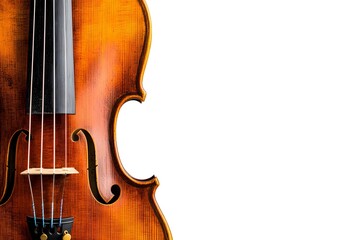 Fototapeta premium violin isolated on transparent background