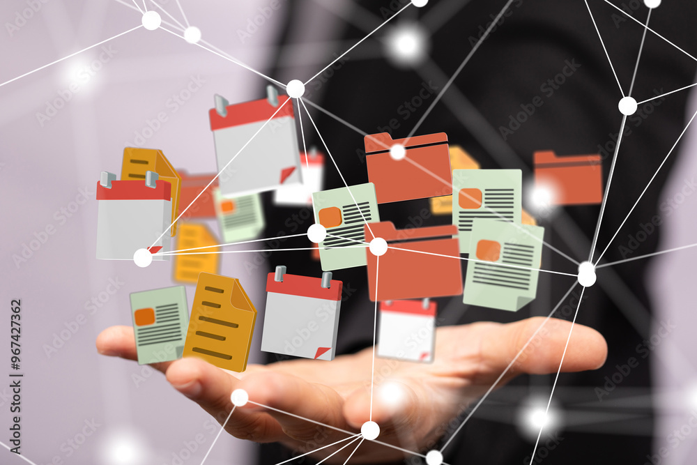 Poster telecommunication network and wireless mobile internet