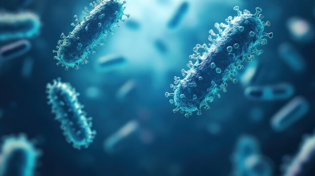 Microscopic View of Bacteria