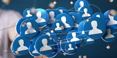 Social Network, Connecting People, Interconnected