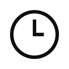 Clock icon vector, Time symbol 11