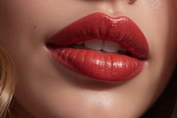Fototapeta premium lips lipstick