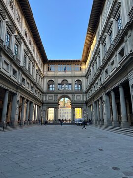 Courtyard in Florence, Italy