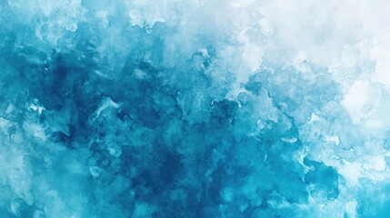 A beautiful, abstract watercolor texture in shades of blue, perfect for backgrounds and artistic projects.