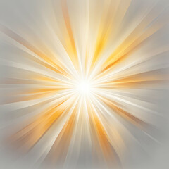 Obraz premium Abstract Sun Rays with Bokeh Lights and Gradient Effect in Soft Pastel Hues, Isolated on White and Transparent Background