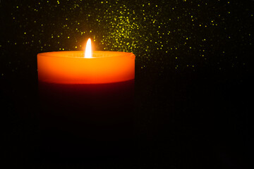 candle, burning, light, mood, background, artistic, colors, boke