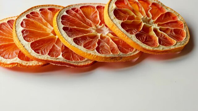 Fresh slices of pomelo for a healthy snack or vibrant garnish at the kitchen table