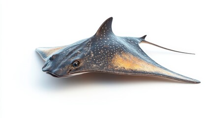 Stingray clipart, element, 3D illustration, realistic, isolated on white background