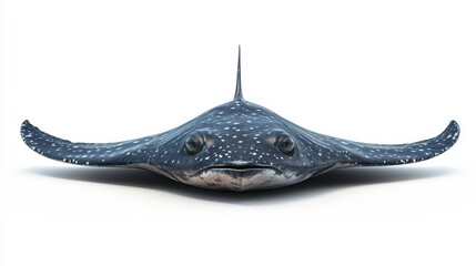 Fototapeta premium Stingray clipart, element, 3D illustration, realistic, isolated on white background
