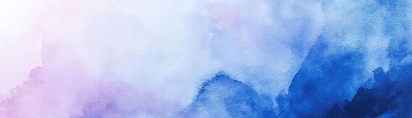 A beautiful watercolor background blending blue and pink hues, ideal for art, design, and creative projects.