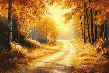 Obraz premium autumn landscape