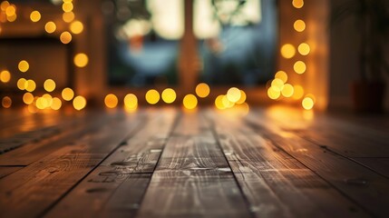 Creative bokeh background for apartment renovation