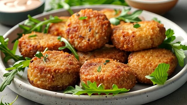 Delicious vegetarian nuggets recipe for easy meals at home ready in 30 minutes - Powered by Adobe