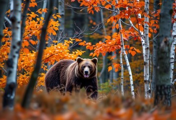 Fototapeta premium bear in the woods