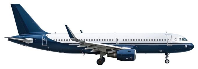 PNG  Modern commercial passenger aircraft side