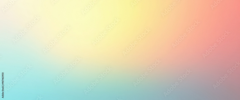 Poster Soft Gradient Background in Pastel Colors