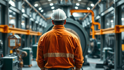 Industrial Worker in a Factory