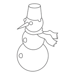 Christmas Coloring Page For Kids