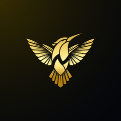 Obraz premium Graceful Hummingbird N Emblem