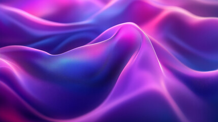 Obraz premium Smooth Curved Light Textures In Purple And Pink Gradient With Dynamic Movement