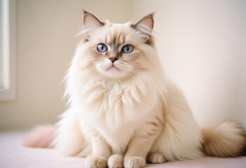 a realistic photo of cat made with generative AI