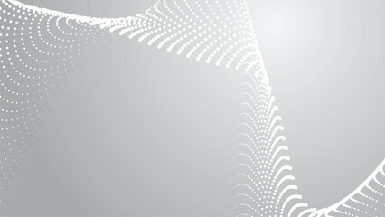 Naklejka premium Grey gradient abstract with haftone background vector image