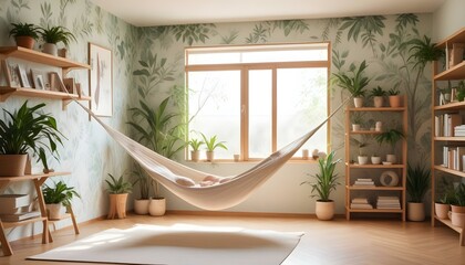 Photo interior modern design room 3d illustration;