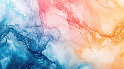 Fototapeta premium A vibrant abstract background featuring fluid patterns of red, blue, and orange hues, perfect for creative projects.
