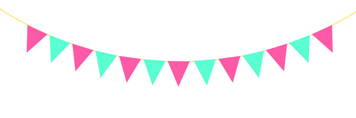 colorful ribbon, Party decoration, birthday banner, party banner, birthday decorations, pink & green banner, flag, decoration, banner png, triangle flag decoration, decoration festival, accessories