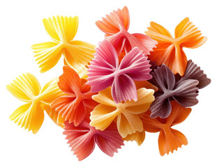 Fototapeta premium PNG Pile of Farfalle food confectionery accessories.