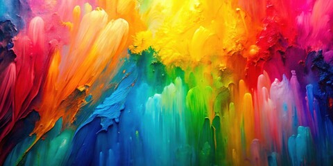 Colorful background painted with acrylics , vibrant, abstract, texture, art, multicolor, design, artistic