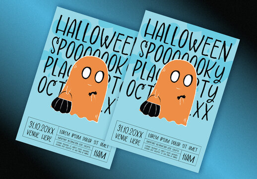 Halloween Kids Play Poster