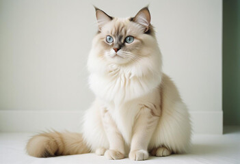 a realistic photo of cat made with generative AI