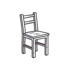 Fototapeta premium chair isolated on white