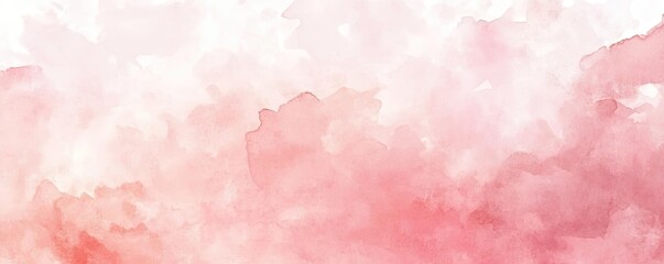A soft, dreamy watercolor background featuring delicate hues of pink and white, perfect for creative projects and designs.
