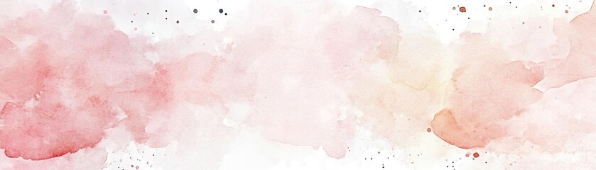 Fototapeta premium A soft, dreamy watercolor background featuring gentle pink hues and subtle textures, perfect for artistic projects and designs.